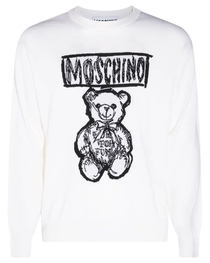 Moschino Teddy Bear sweater Weiß