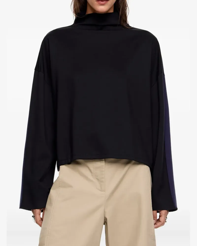 BIMBA Y LOLA Oberteil mit Stehkragen - Schwarz Schwarz