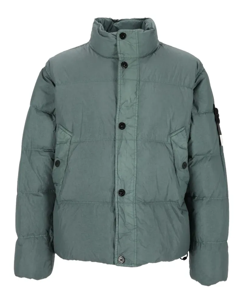 Stone Island 4100109 Crinkle Reps NY down jacket - Grün Grün