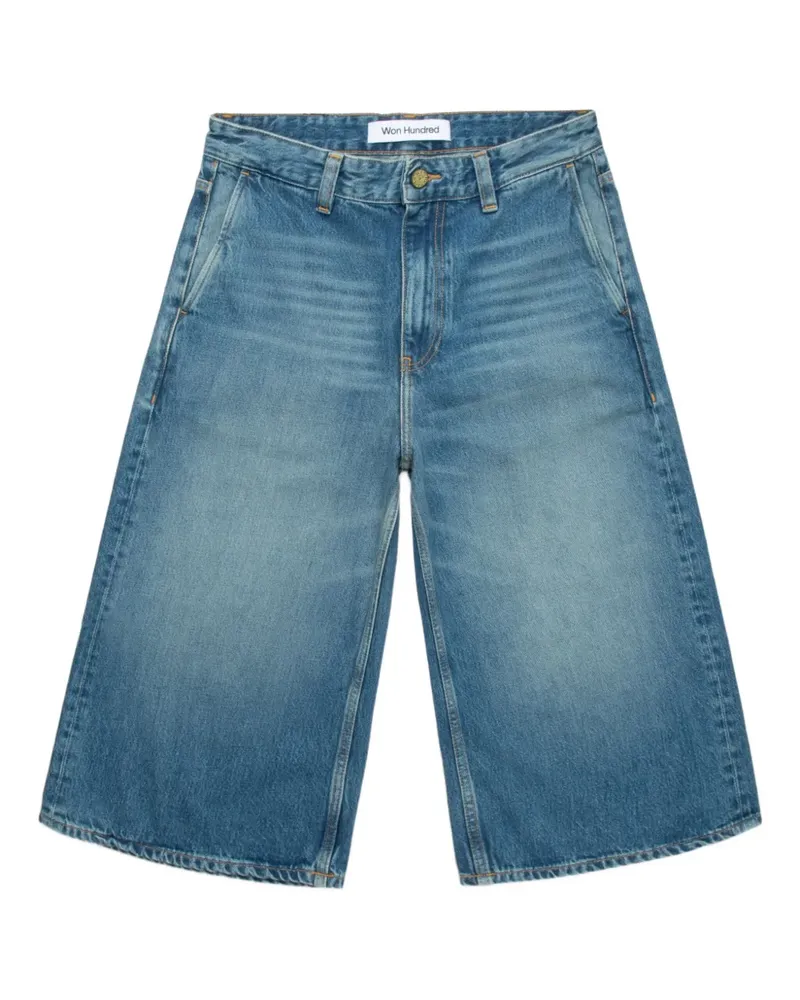Won Hundred Jeans mit weitem Bein - Blau Blau