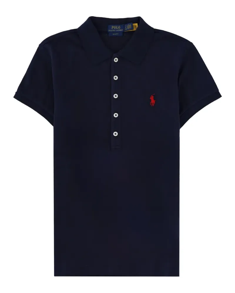Ralph Lauren embroidered-logo polo shirt - Blau Blau