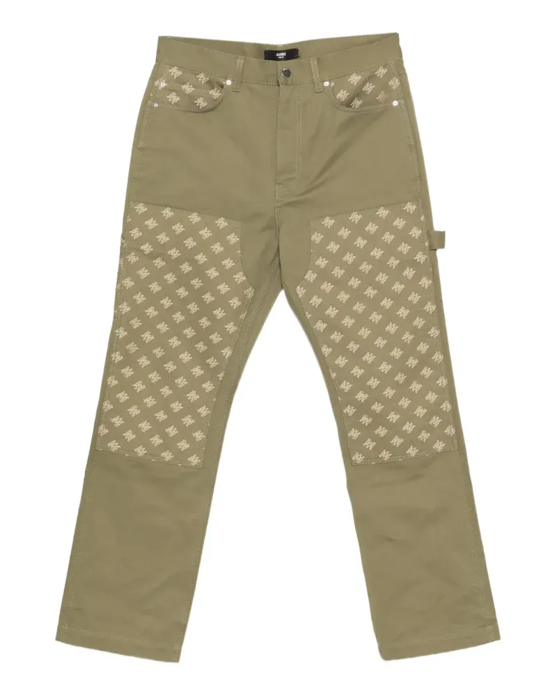 Amiri Hose mit Monogrammmuster - Grün Grün