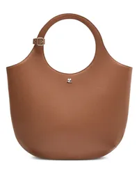 Courrèges Mittelgroße Holy Handtasche Braun