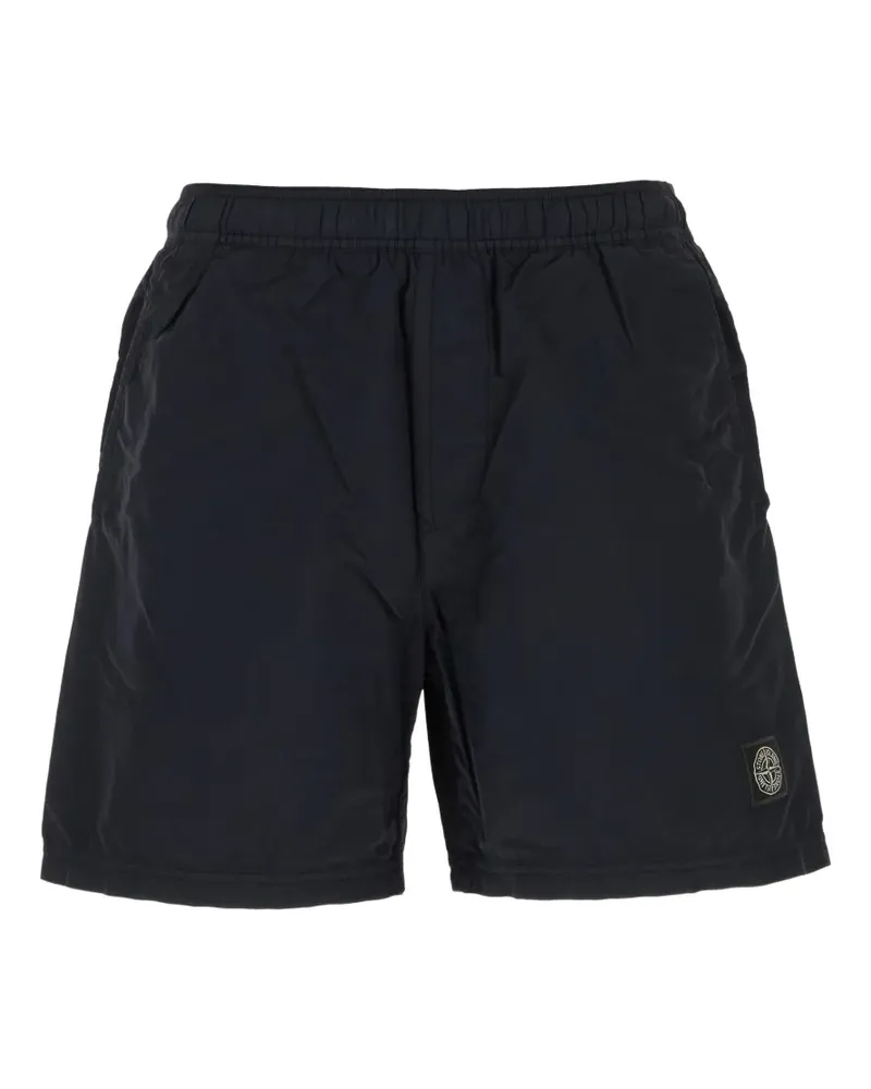 Stone Island logo-detail shorts - Blau Blau
