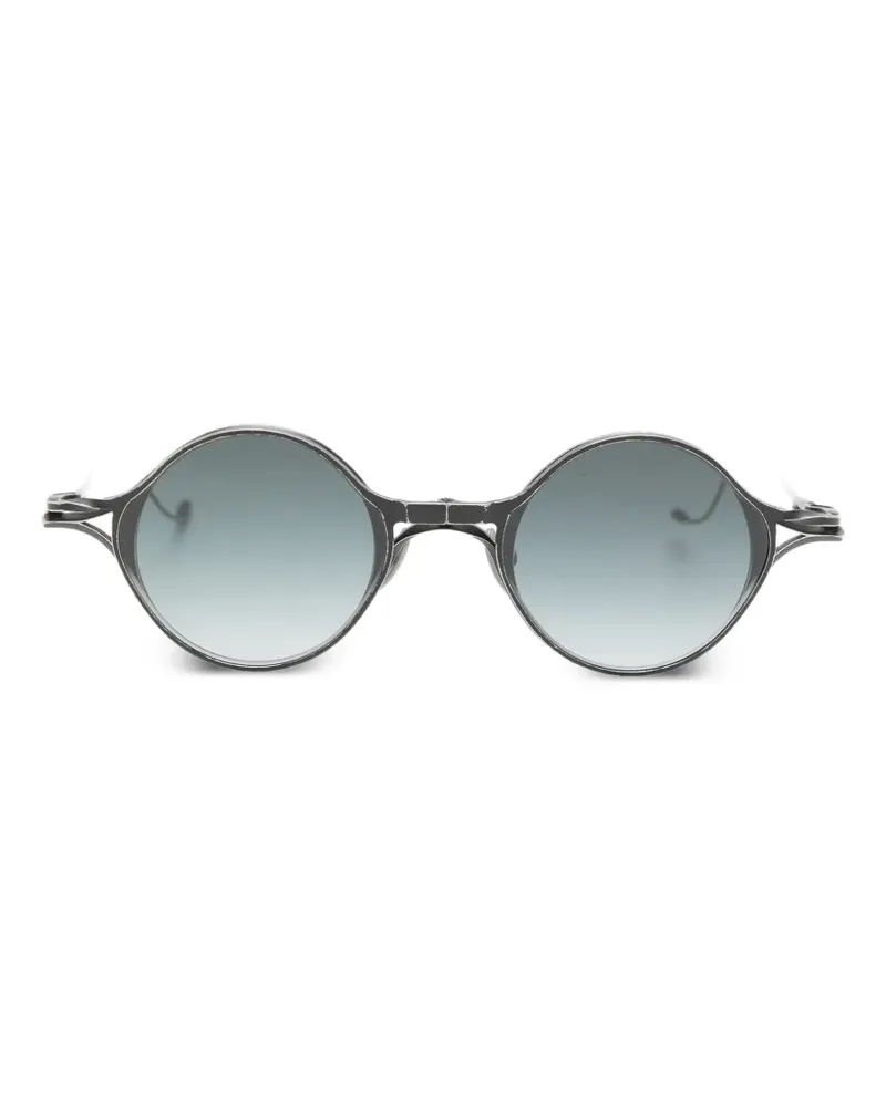 RIGARDS x TVA round-frame clip-on glasses - Schwarz Schwarz