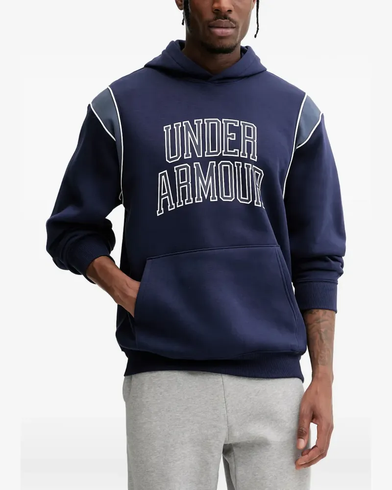 Under Armour Rival Hoodie mit Logo - Blau Blau