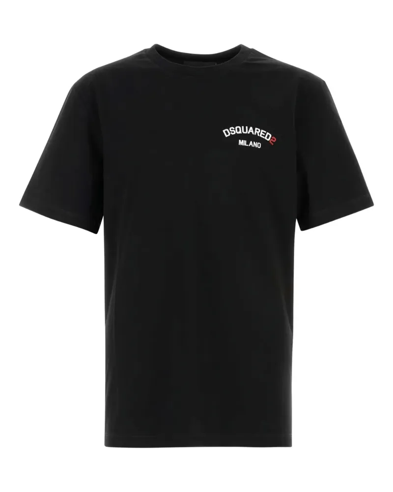 Dsquared2 T-Shirt mit Logo-Print - Schwarz Schwarz