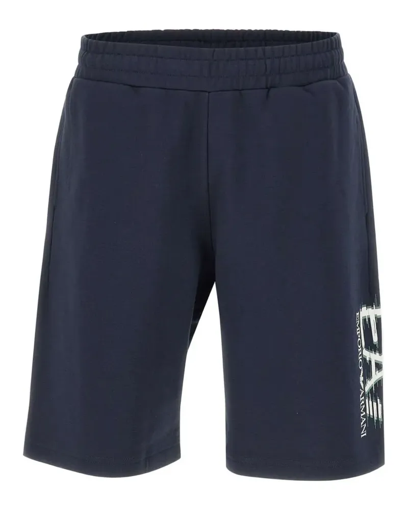 EA7 Shorts mit Logo - Blau Blau