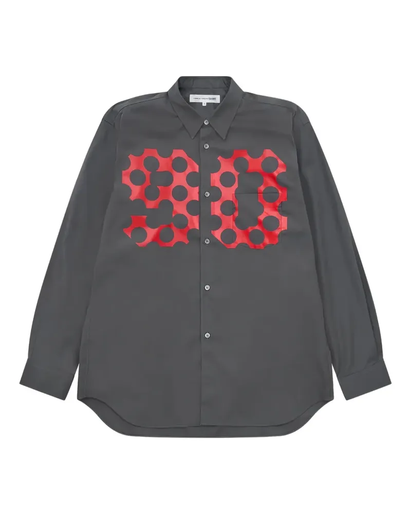 Comme des Garçons x ASAP Nast 90N Dot Hemd - Grau Grau