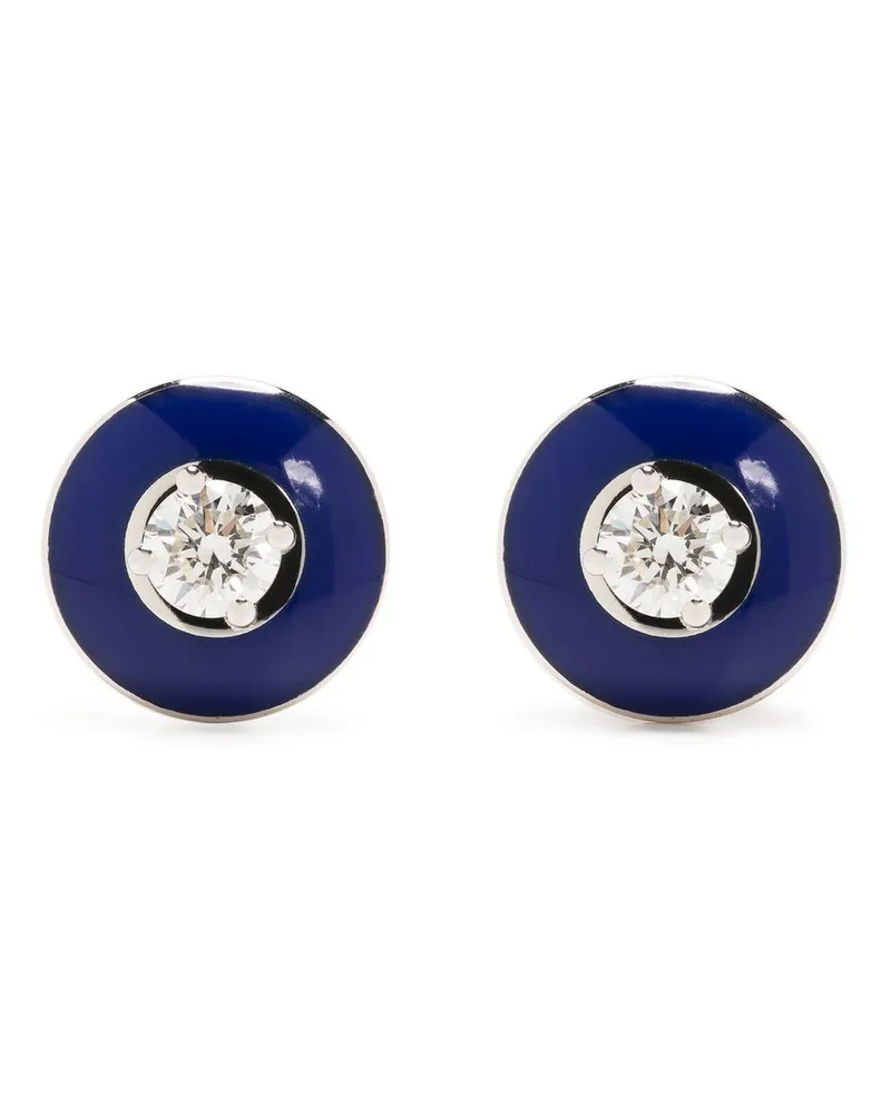 Selim Mouzannar 18kt Weißgoldohrringe mit Diamanten - Silber Silber