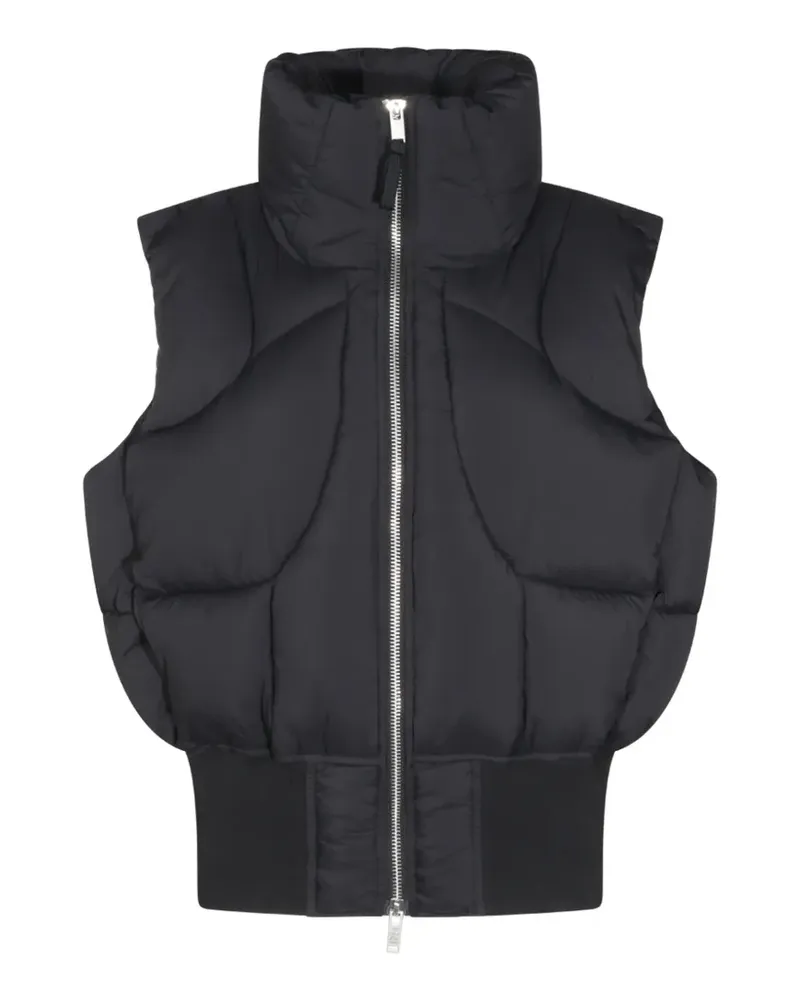 THOM KROM quilted gilet - Schwarz Schwarz