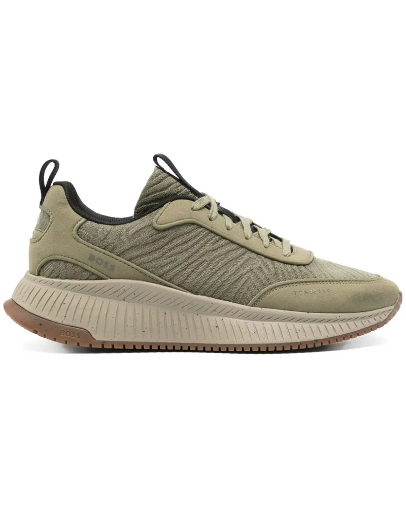 HUGO BOSS x ACBC Sneakers mit meliertem Effekt - Grün Grün