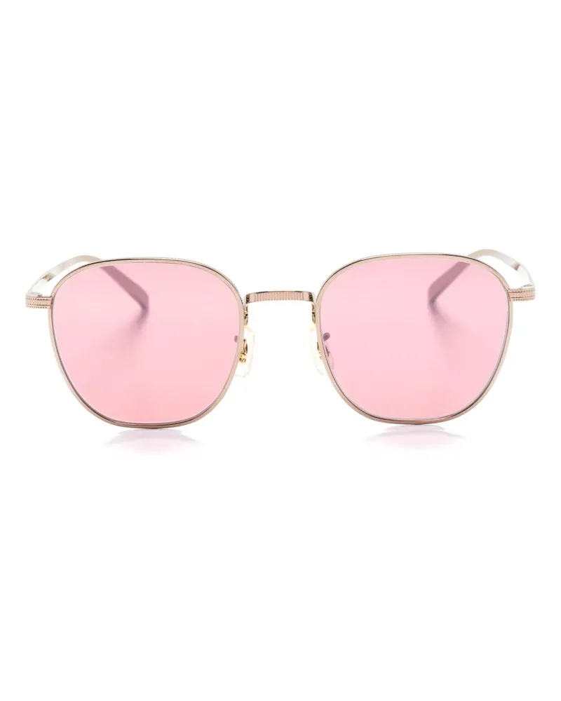 Oliver Peoples Rynn Sonnenbrille mit rundem Gestell - Gold Gold