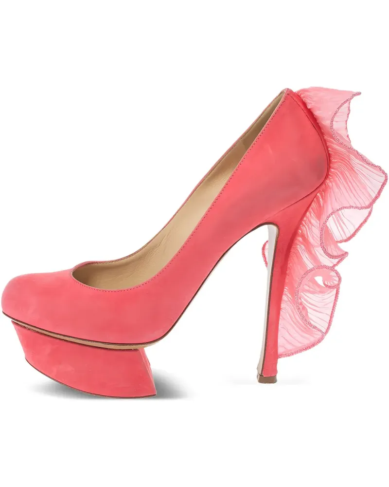 Nicholas Kirkwood Gerüschte Pumps 140mm - Rosa Rosa