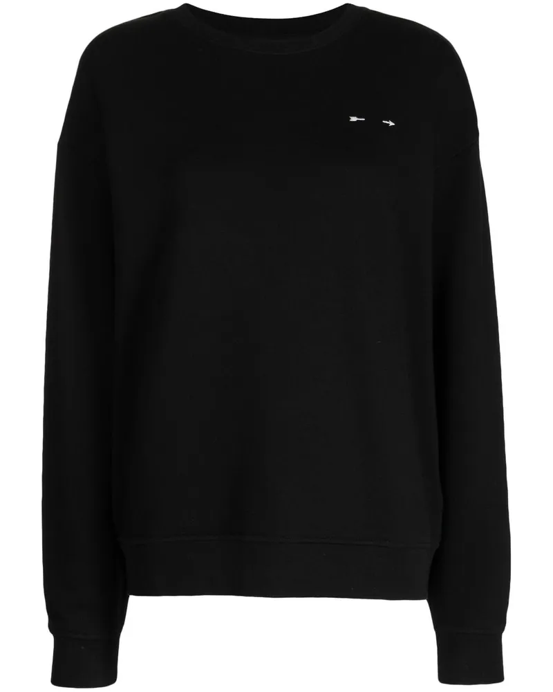 The Upside Sweatshirt mit Logo-Stickerei - Schwarz Schwarz
