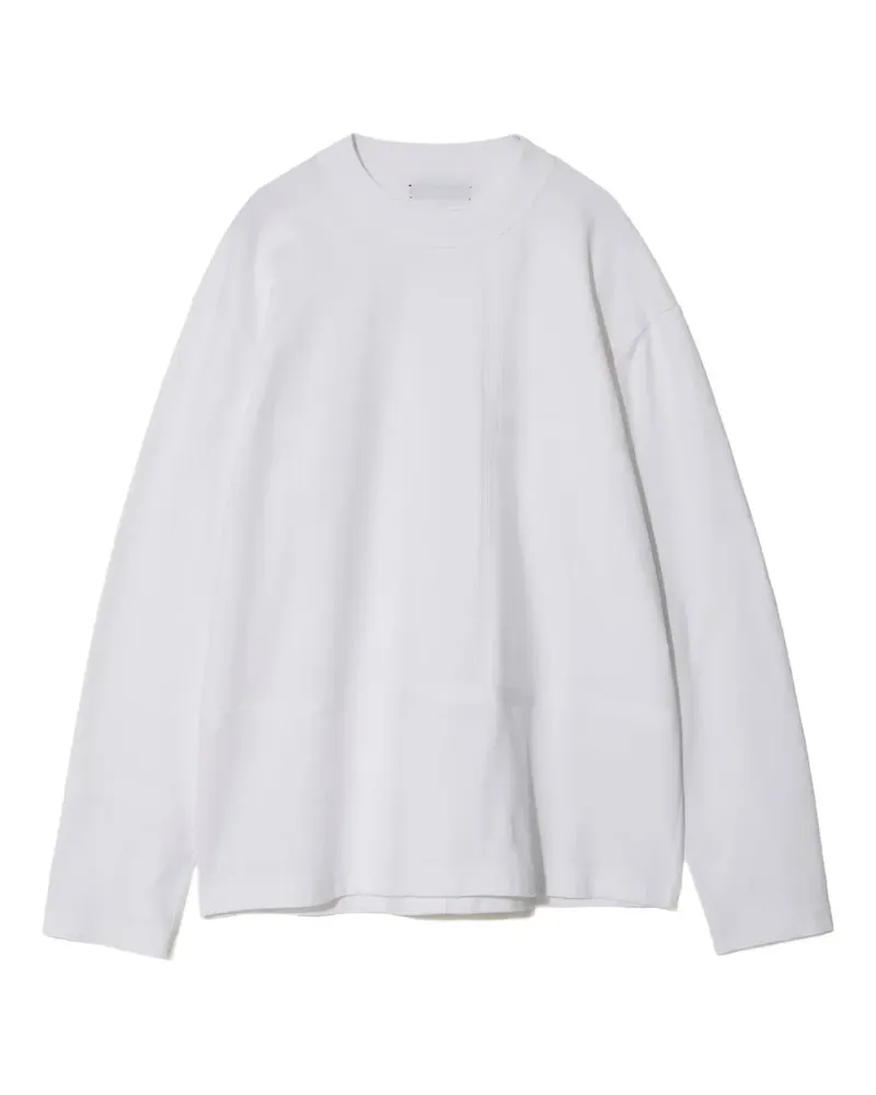 Undercover Langarmshirt mit Detail am Saum - Weiß Weiß