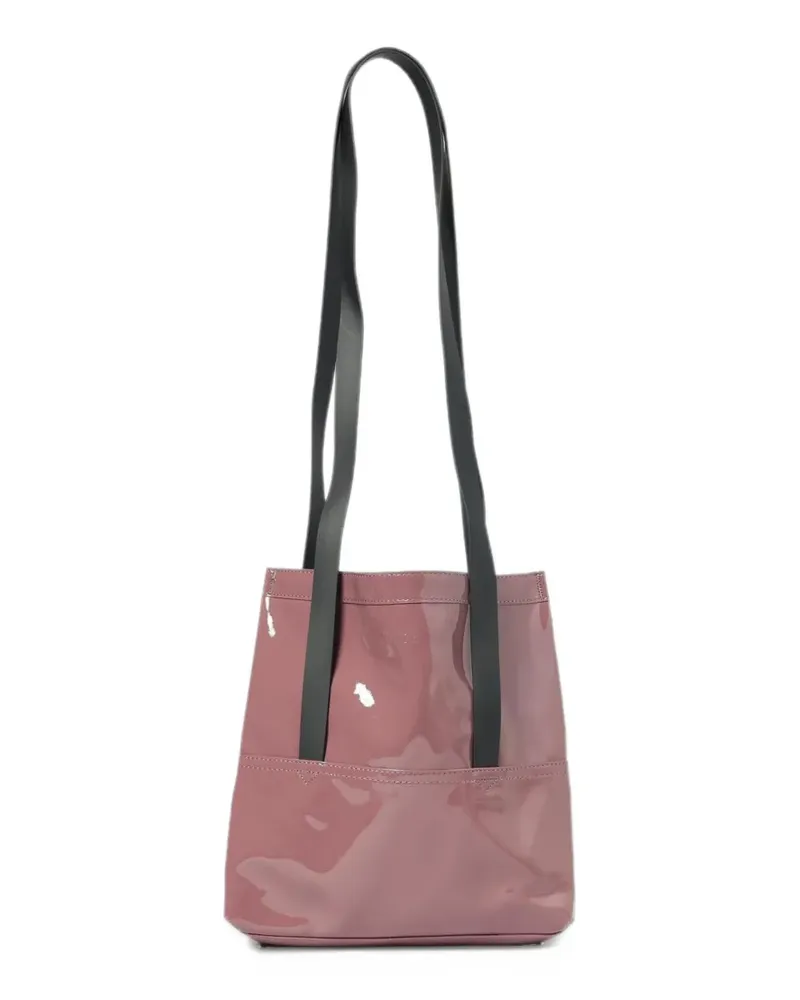 RAINS glossy-finish shoulder bag - Rosa Rosa