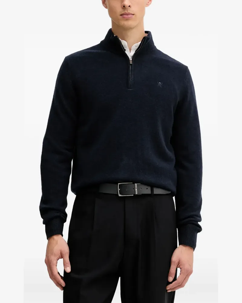 Hackett Pullover mit Reißverschluss - Blau Blau