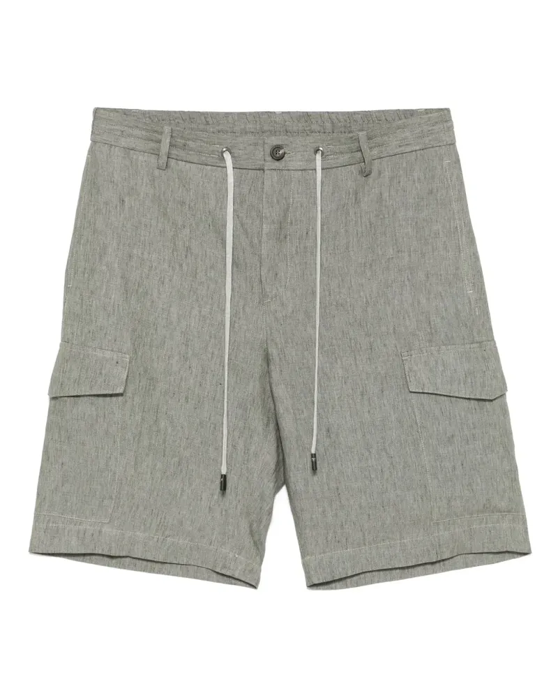 Peserico Shorts mit Kordelzug - Grau Grau