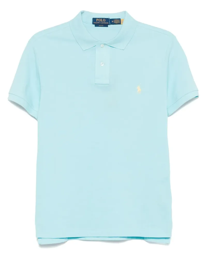 Ralph Lauren Poloshirt mit Polo Pony-Stickerei - Blau Blau