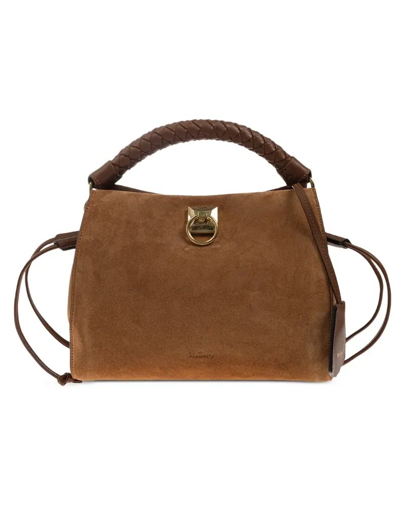 Mulberry Kleine Tote Bag mit Flechtriemen - Braun Braun