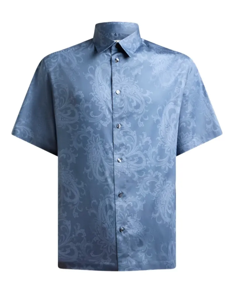 Etro Hemd mit Paisleymuster - Blau Blau