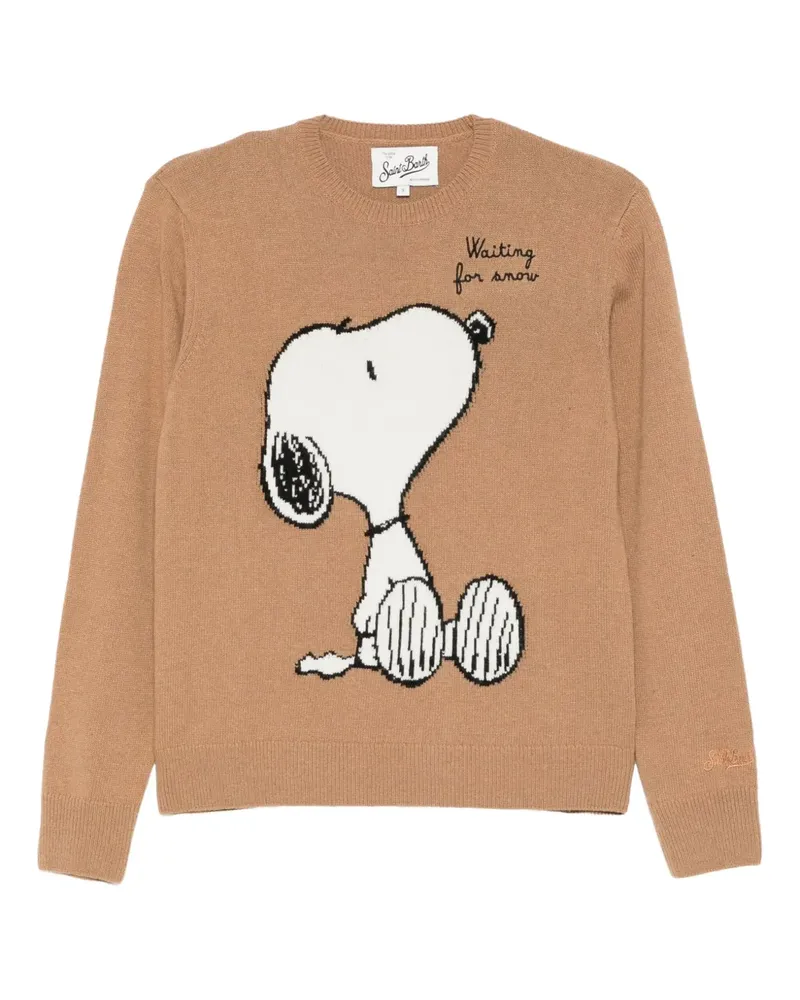 MC2 Saint Barth Pullover mit Stickerei - Braun Braun