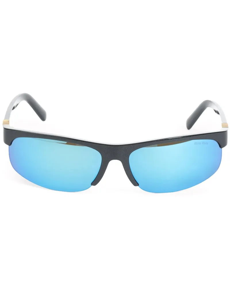 Miu Miu Runway Sonnenbrille - Schwarz Schwarz