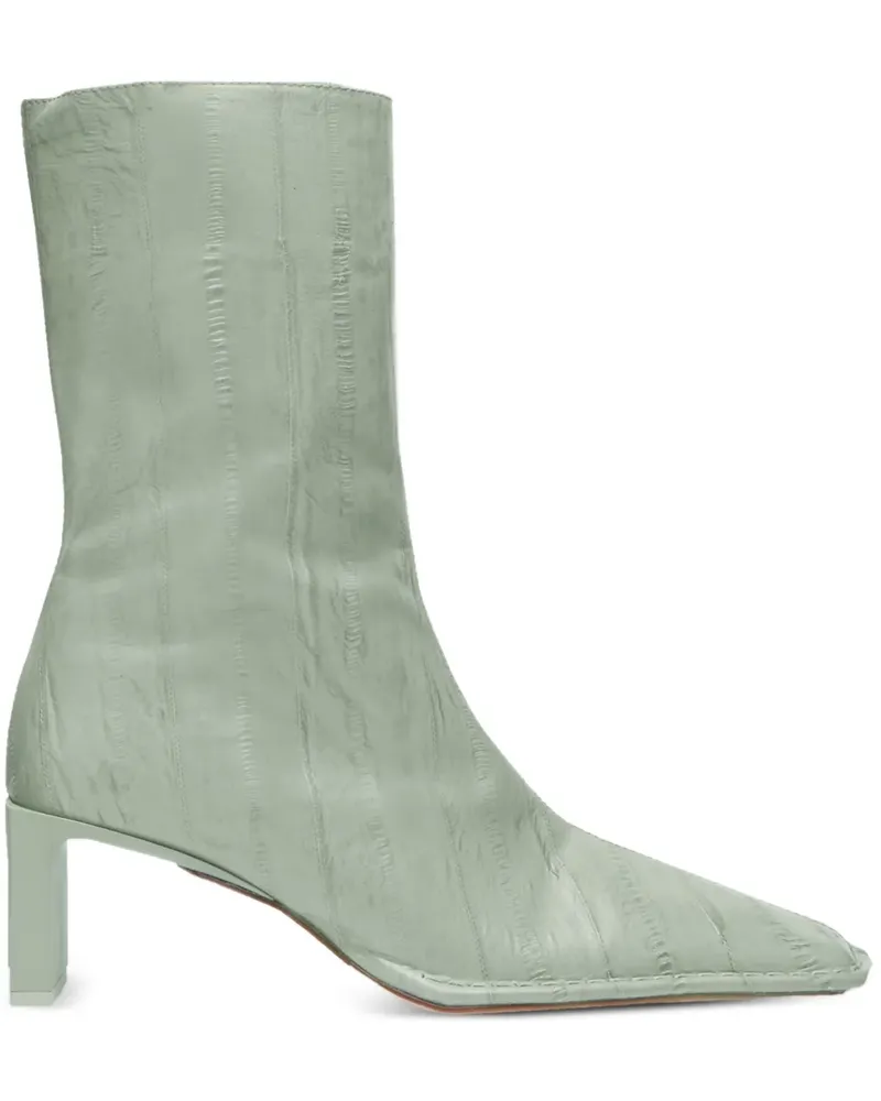 Miista Anitha Stiefel mit eckiger Kappe 90mm - Grün Grün