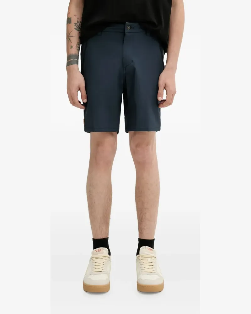 Fjäll Räven Shorts mit Logo-Patch - Blau Blau