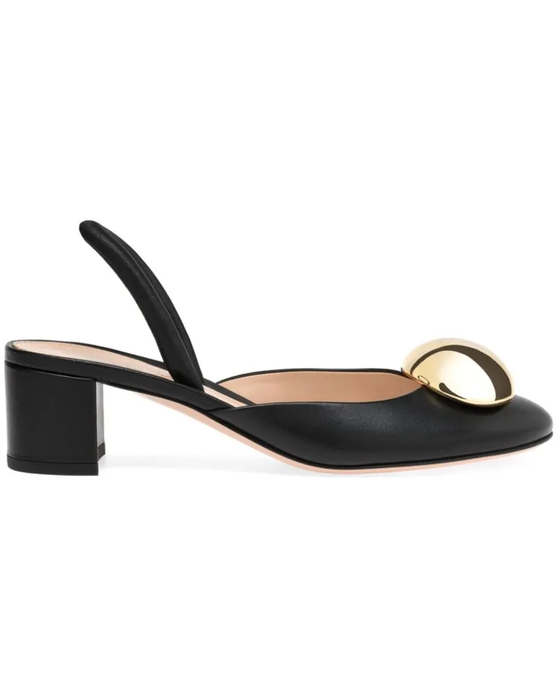 Gianvito Rossi Sphera Slingback-Pumps 45mm Schwarz