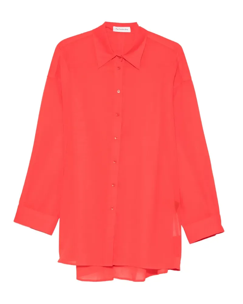 FRANKIE Shop Melia open-back shirt - Rot Rot