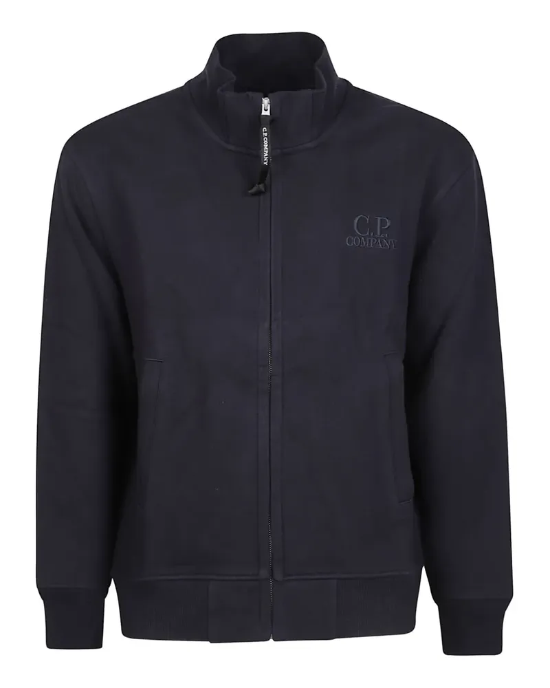 C.P. Company zip-neck cotton sweatshirt - Blau Blau