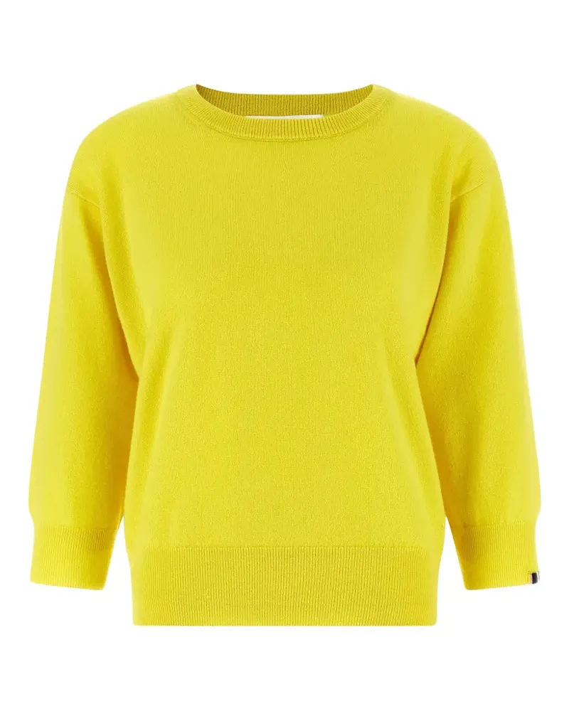 extreme cashmere Pullover mit überschnittenen Schultern - Gelb Gelb
