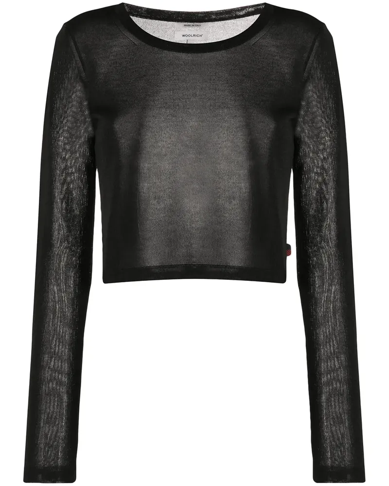 Woolrich Pullover mit rundem Ausschnitt - Schwarz Schwarz