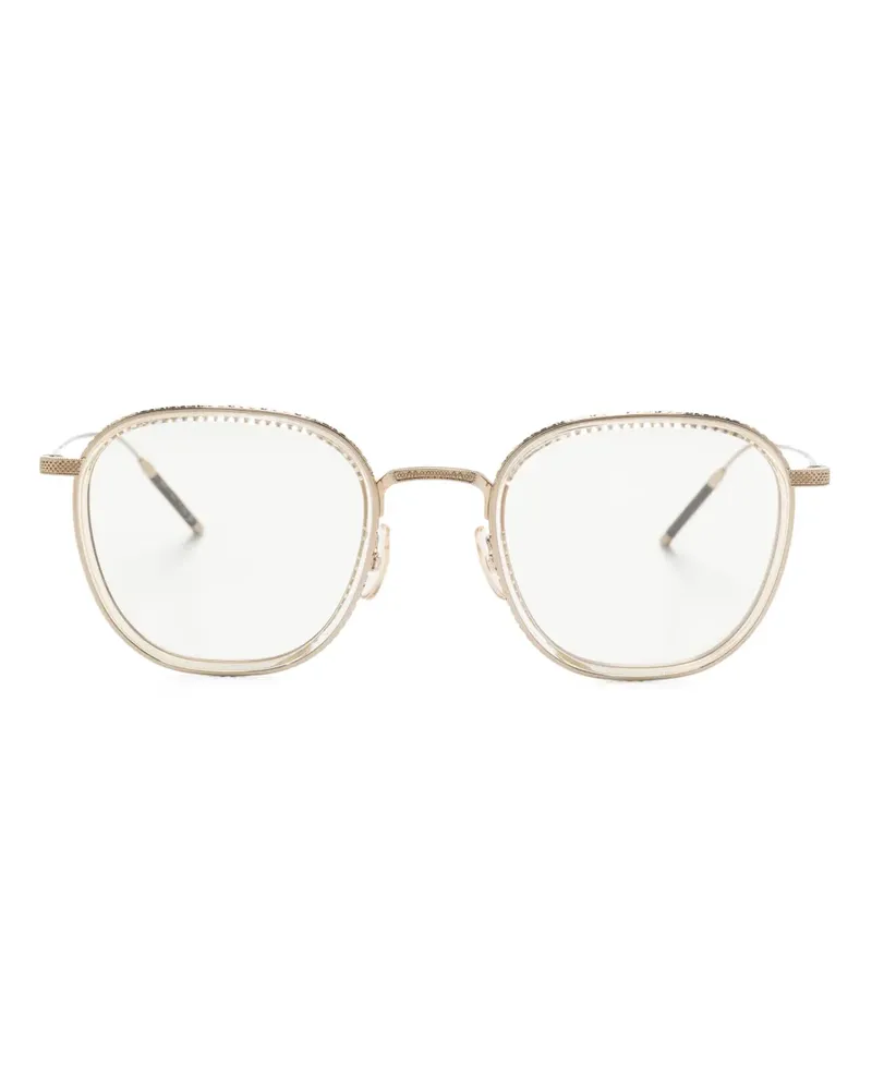 Oliver Peoples TK-9 Brille mit rundem Gestell - Gold Gold