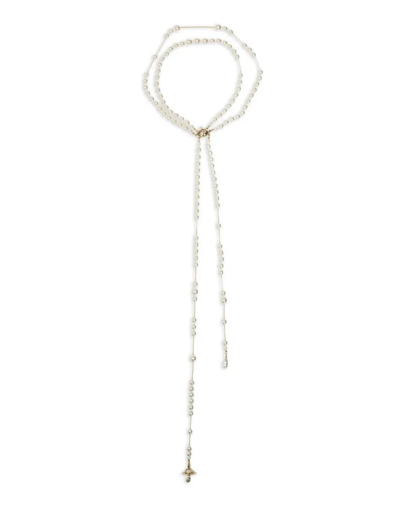 Vivienne Westwood Orb Halskette mit Kunstperlen - Gold Gold