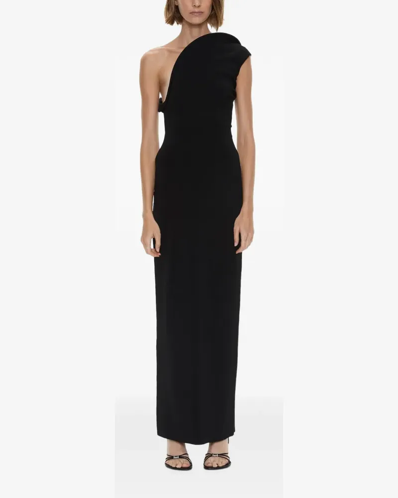 Christopher Esber Maxikleid mit konkaver Taille - Schwarz Schwarz
