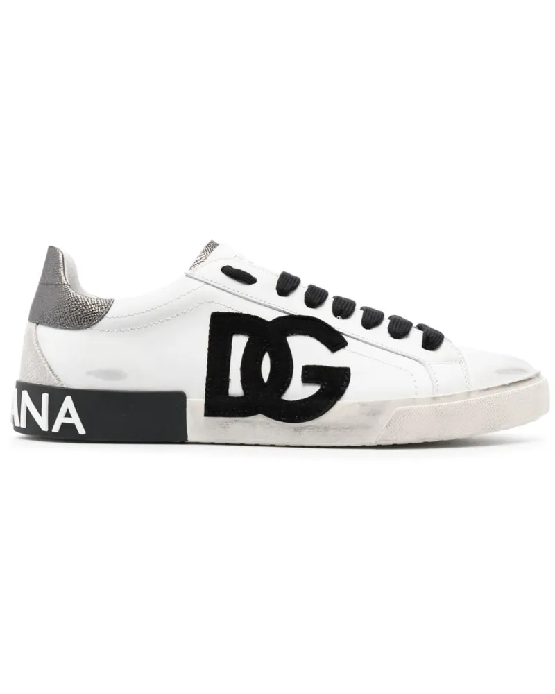 Dolce & Gabbana Portofino Sneakers - Weiß Weiß