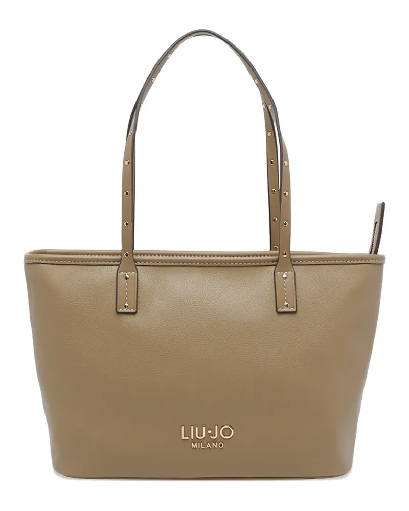 Liu Jo Tote Bag mit Logo - Nude Nude