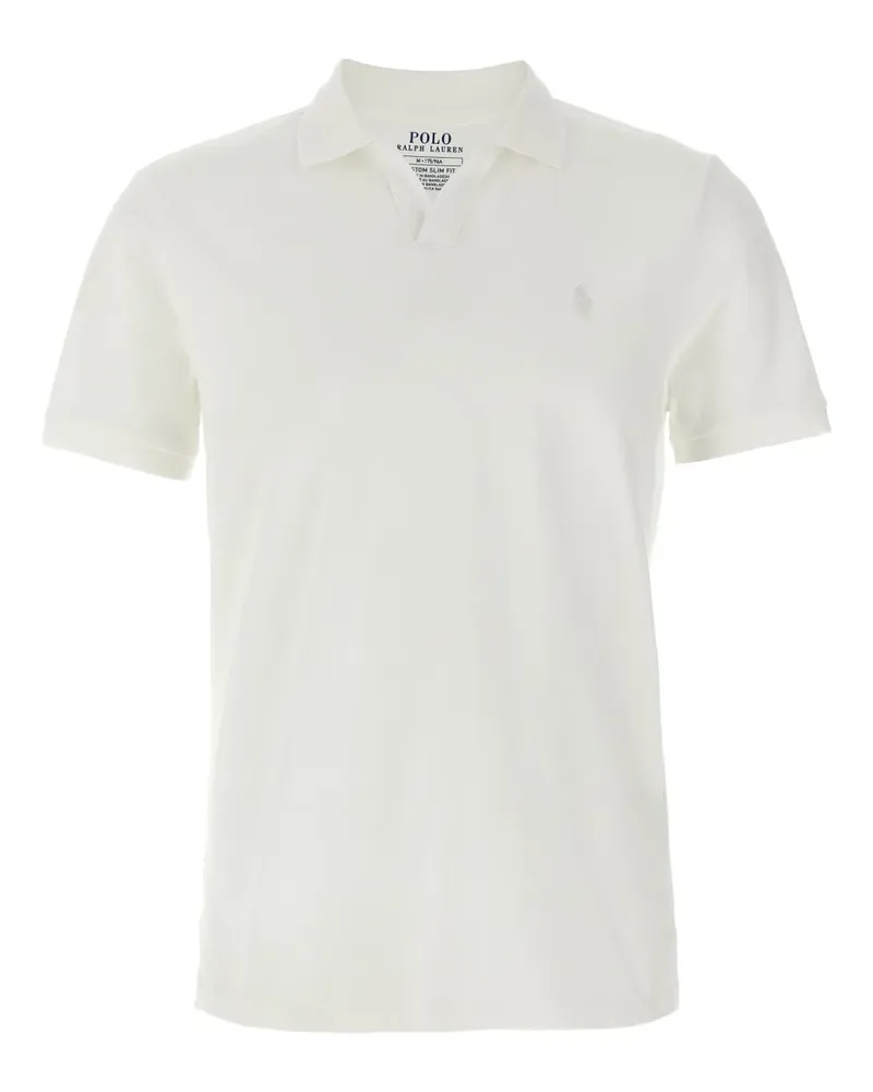 Ralph Lauren Poloshirt mit Polo Pony-Stickerei - Weiß Weiß