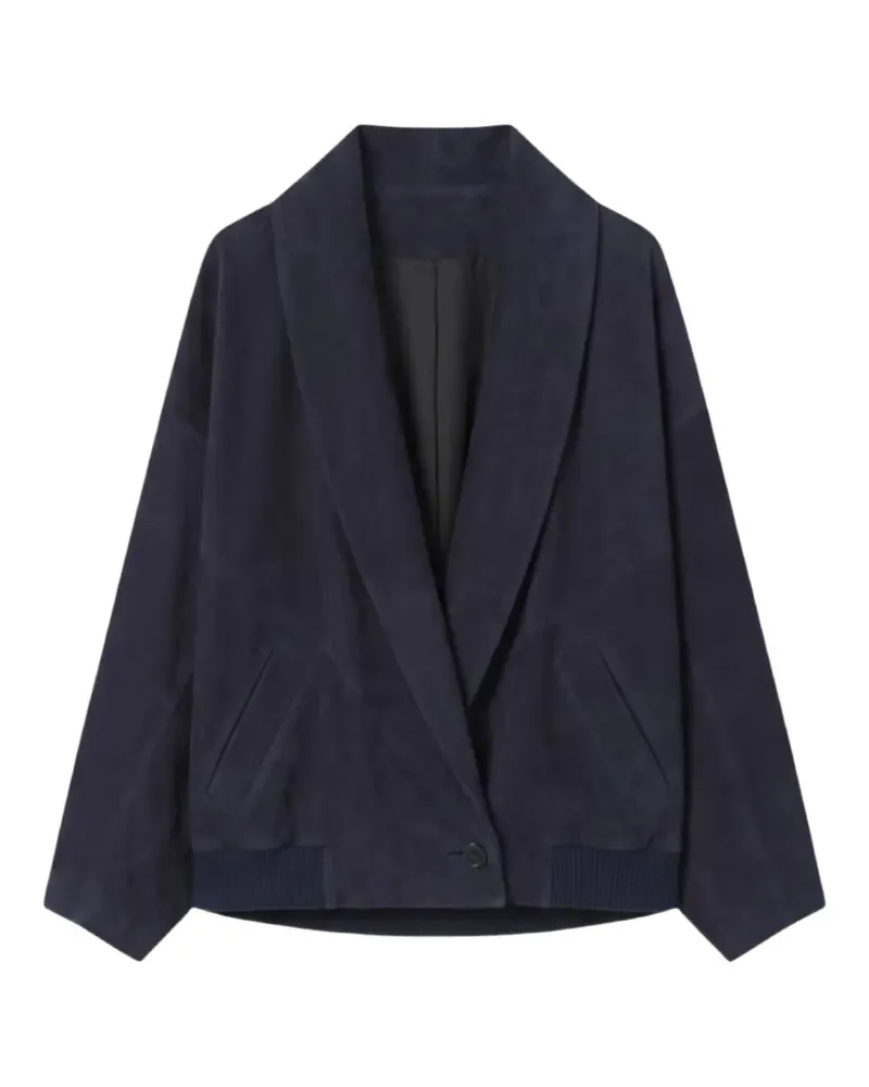 Co suede wrap jacket - Blau Blau