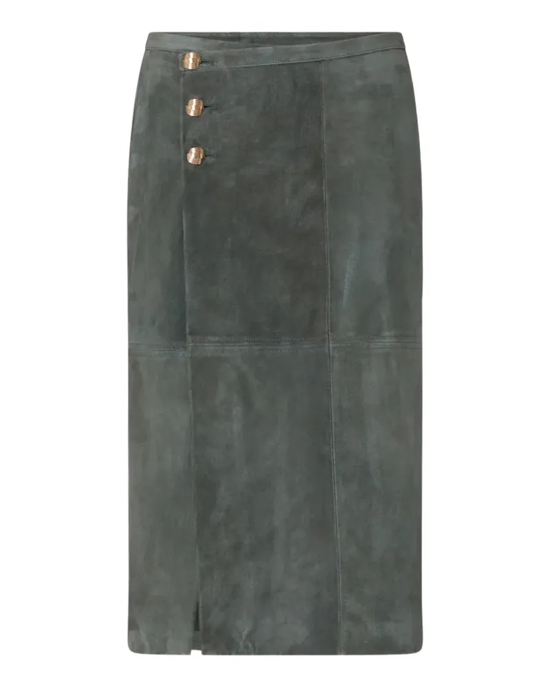 Liu Jo long suede jacket - Grün Grün
