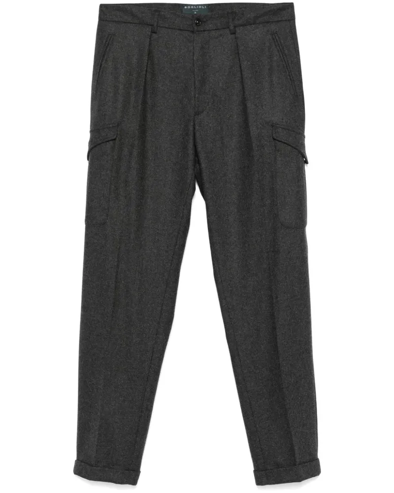 Boglioli Klassische Cargohose - Grau Grau
