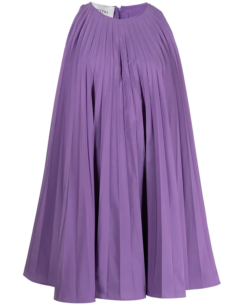Valentino Garavani Ärmelloses Midikleid - Violett Violett