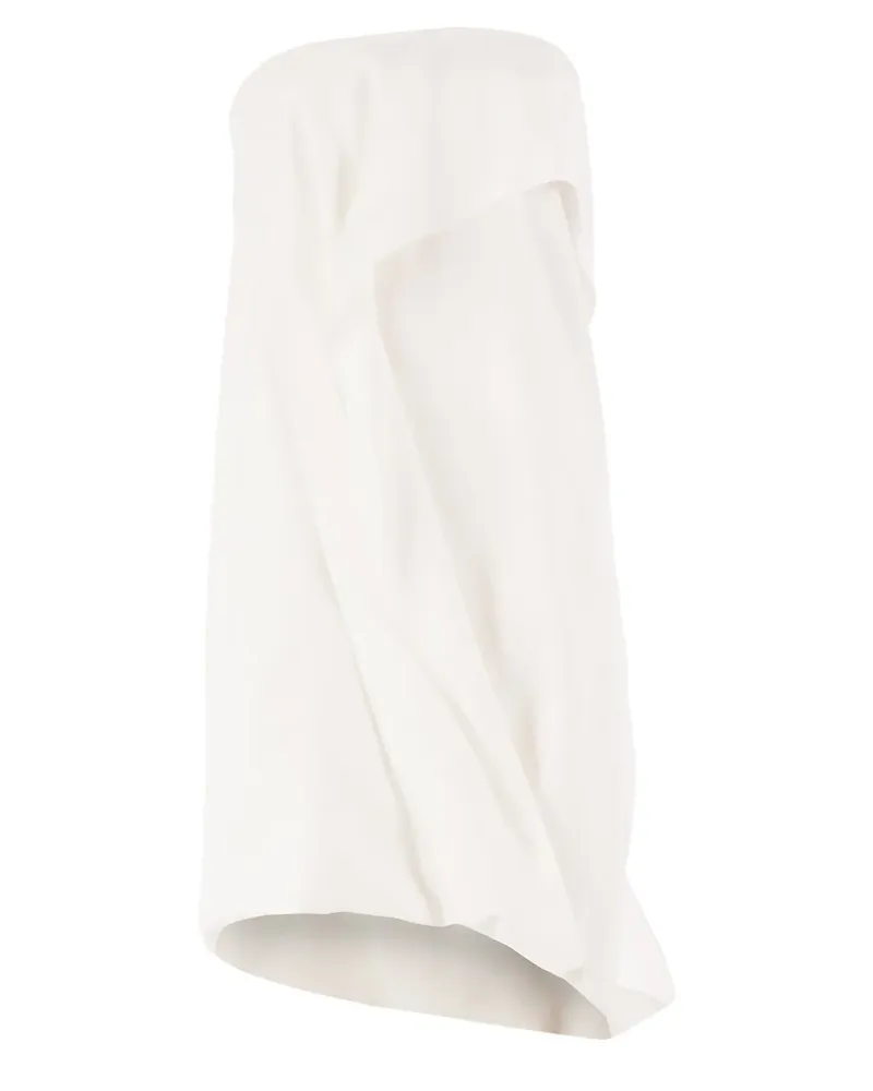 Maison Rabih Kayrouz strapless draped dress - Weiß Weiß