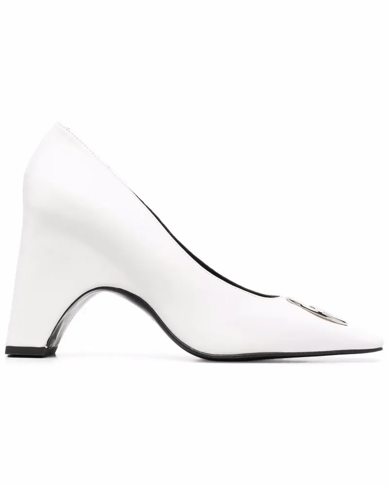 COPERNI Pumps mit Logo-Schild - Weiß Weiß