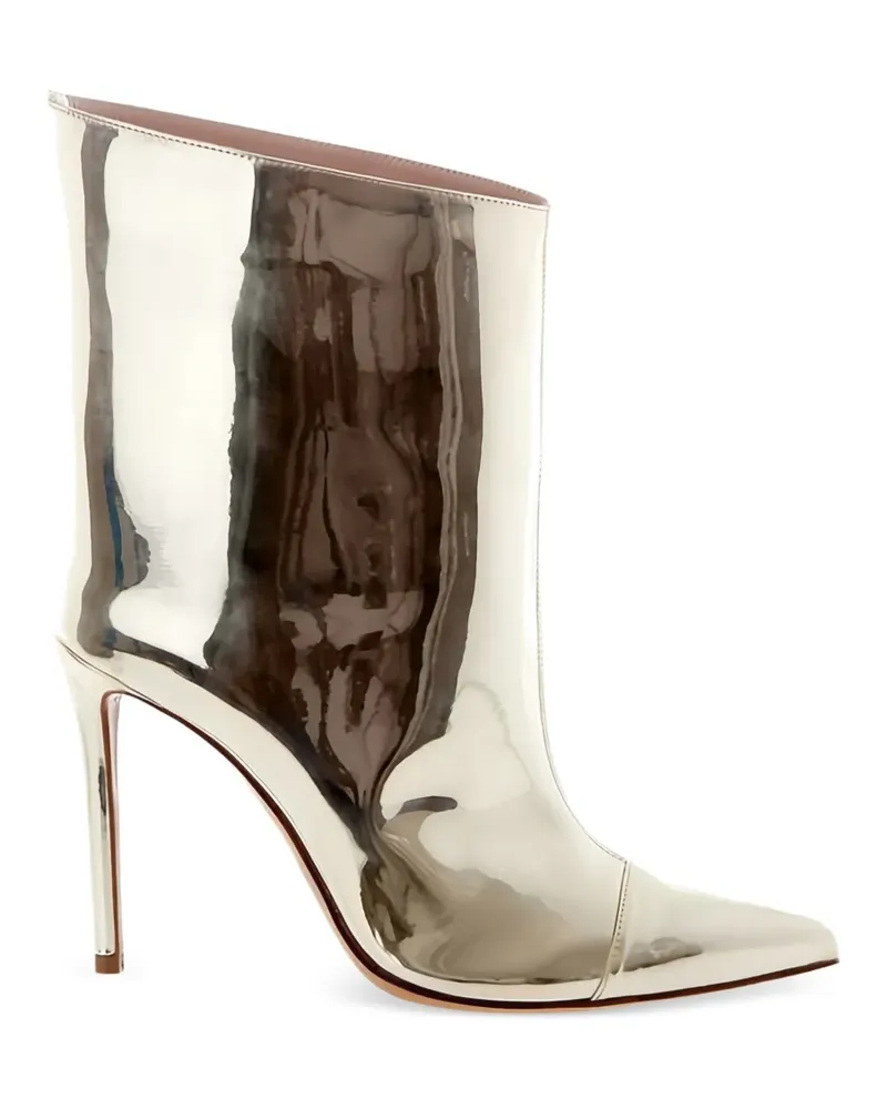 Alexandre Vauthier Stiefel mit spitzer Kappe - Gold Gold