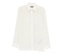 Hemd mit Paisleymuster - Weiß