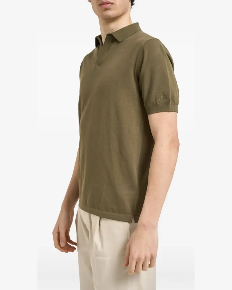 MC2 Saint Barth short-sleeve cotton polo shirt - Grün Grün